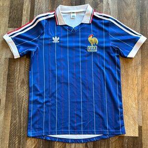 (SOLD) Adidas Medium Men’s - France - Zinedine Zidane - Retro Soccer Jersey